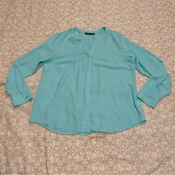 Apt. 9 Women's Mint Green Blouse Size Large - Picture 3 of 10